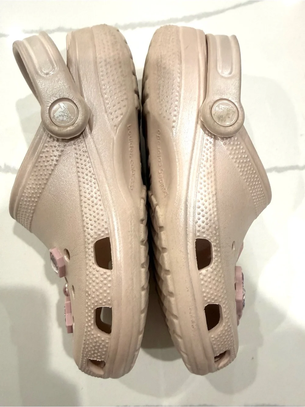 Gemstone Shimmer Crocs-Size J4
